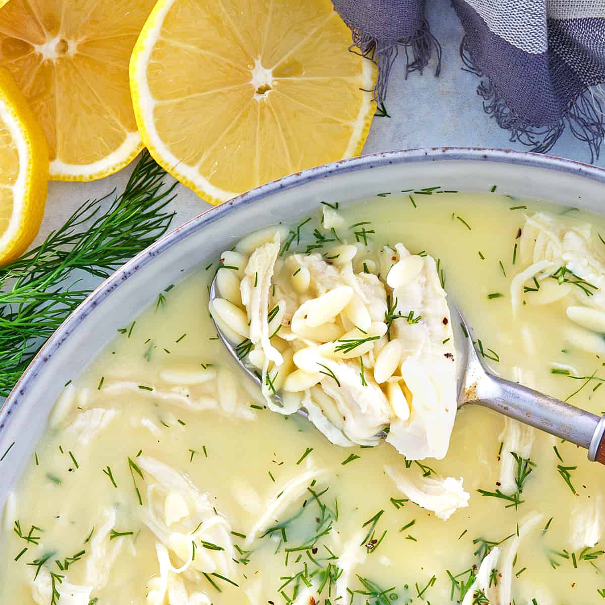 avgolemono recipe greek lemon chicken soup orzo rice egg yolks traditional authentic