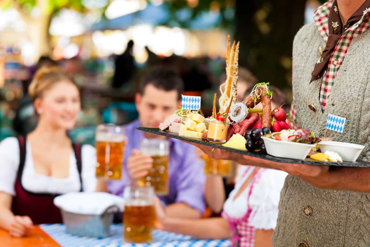 bavarian biergarten