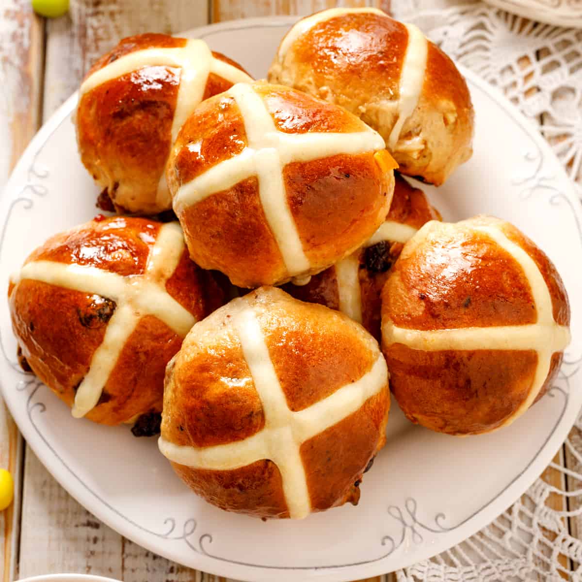 Traditional Hot Cross Buns - The Daring Gourmet