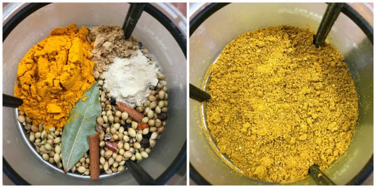 grinding whole spices