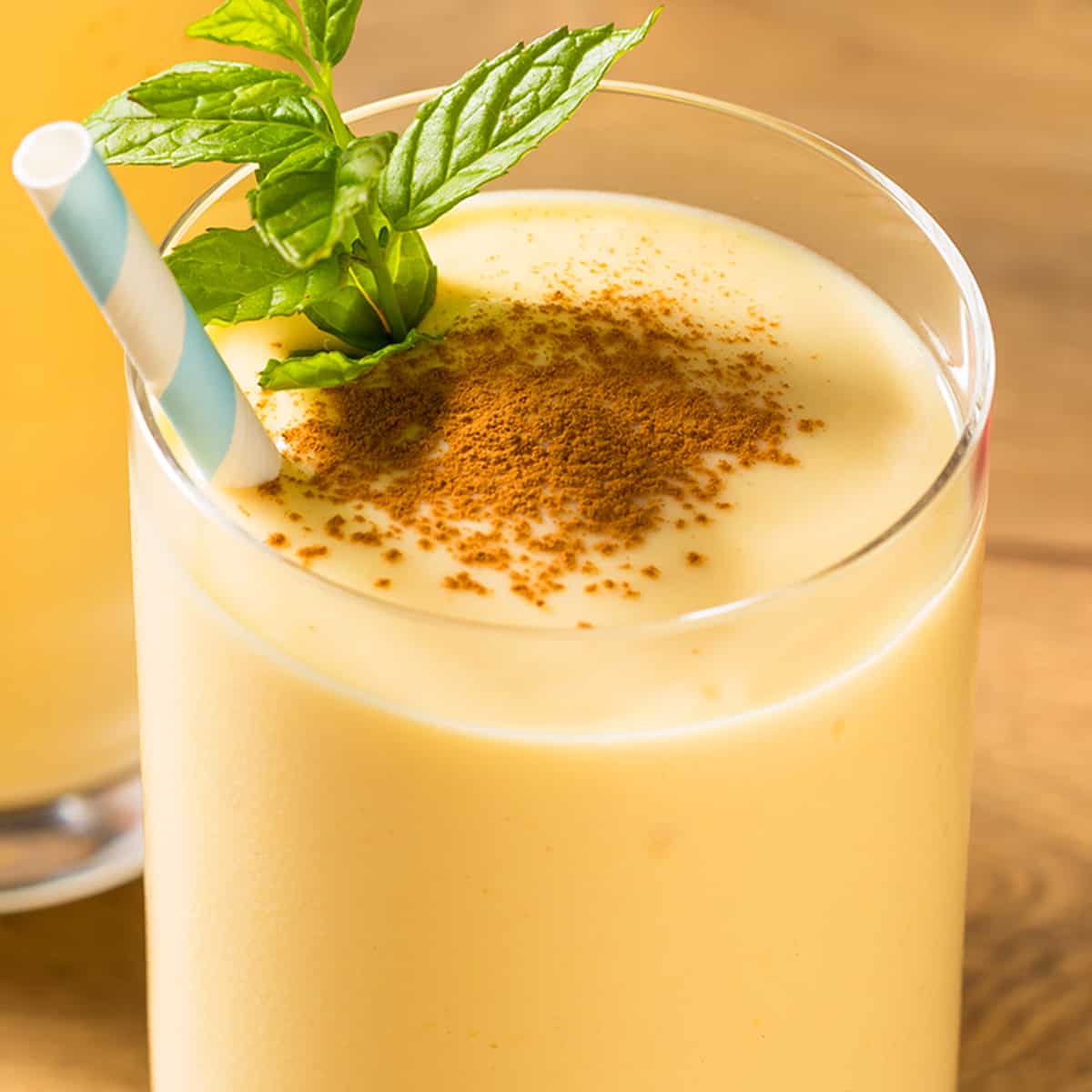 mango lassi recipe authentic traditional indian fruit drink restaurant style cardamom cinnamon yogurt milk