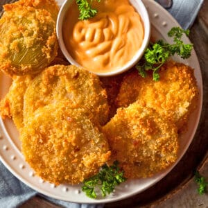 fried green tomatoes recipe traditional southern breaded cornmeal batter authentic