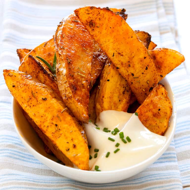 baked potato wedges recipe herb garlic parmesan