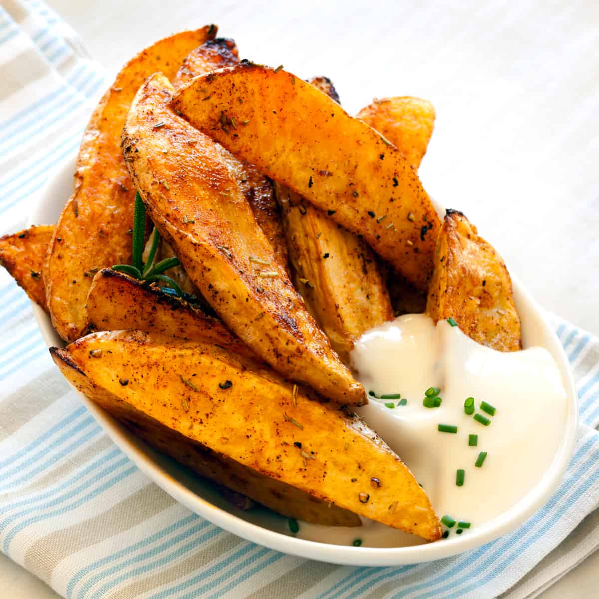 baked potato wedges recipe herb garlic parmesan