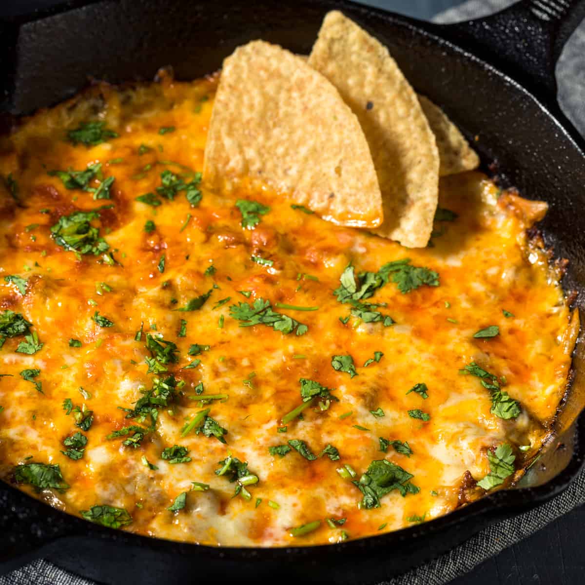 queso fundido recipe best traditional authentic Mexican cheese chorizo dip poblano peppers appetizer