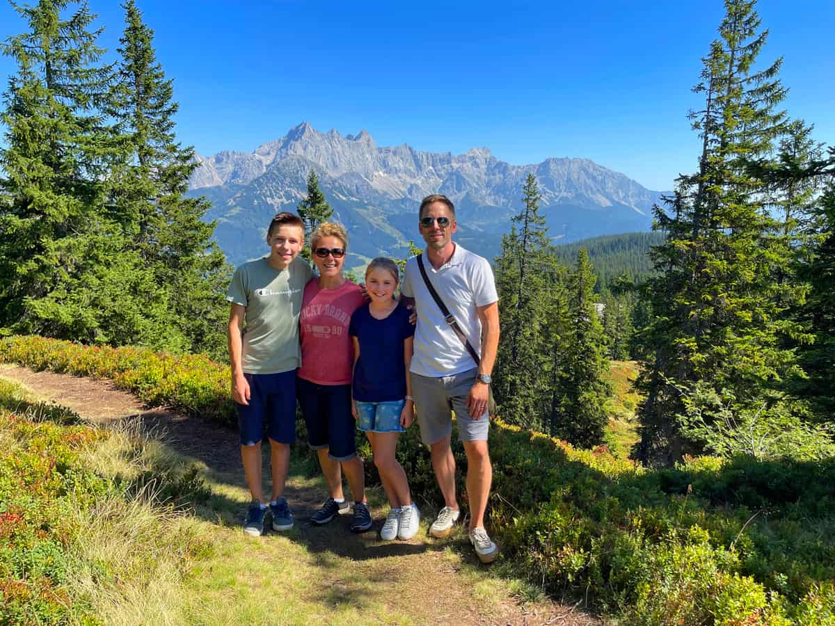 Killebrew family in the Austrian Alps