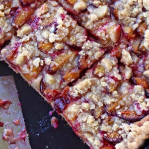 German Plum Cake  Zwetschgenkuchen  - 4