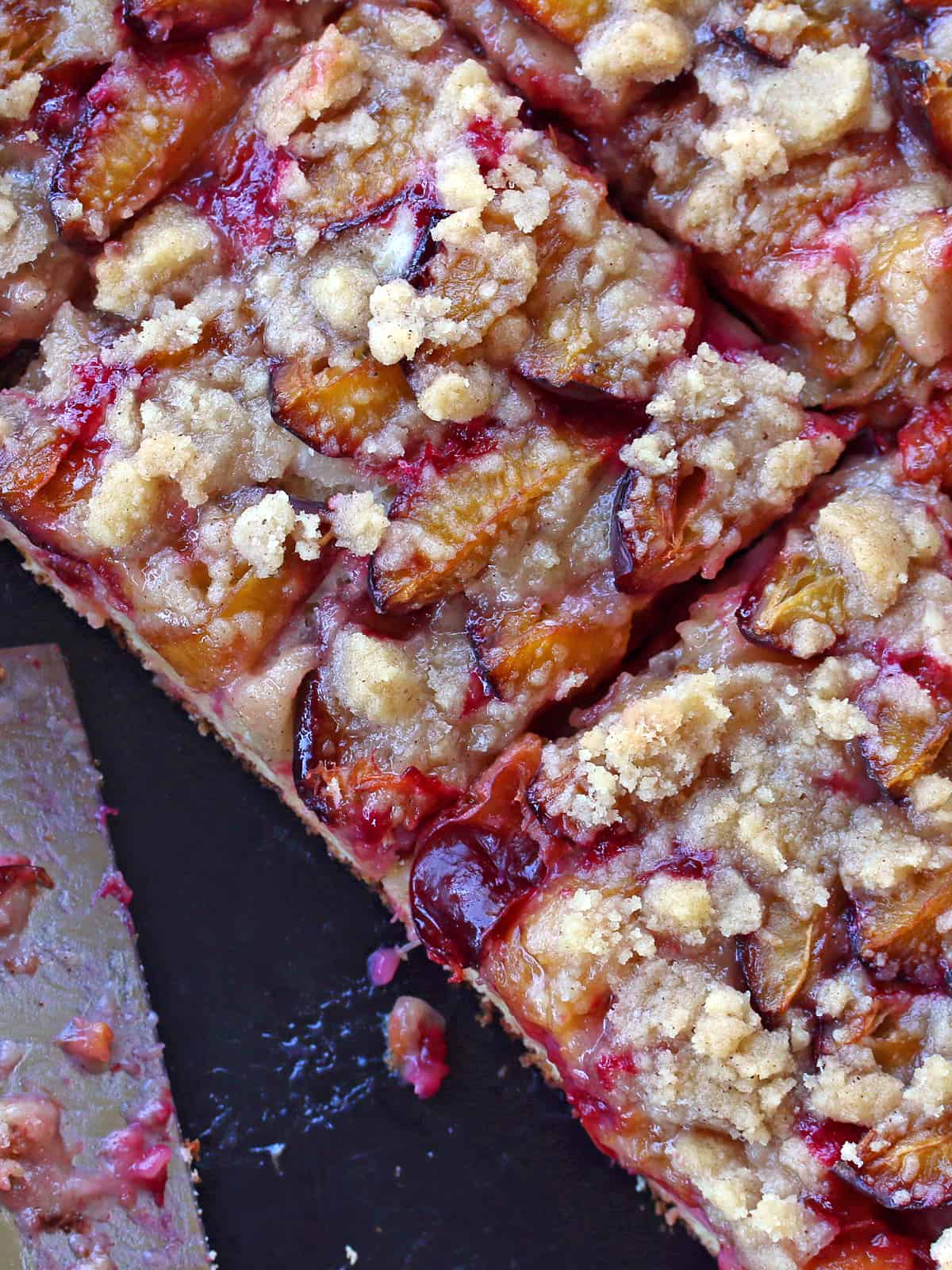 German Plum Cake  Zwetschgenkuchen  - 63