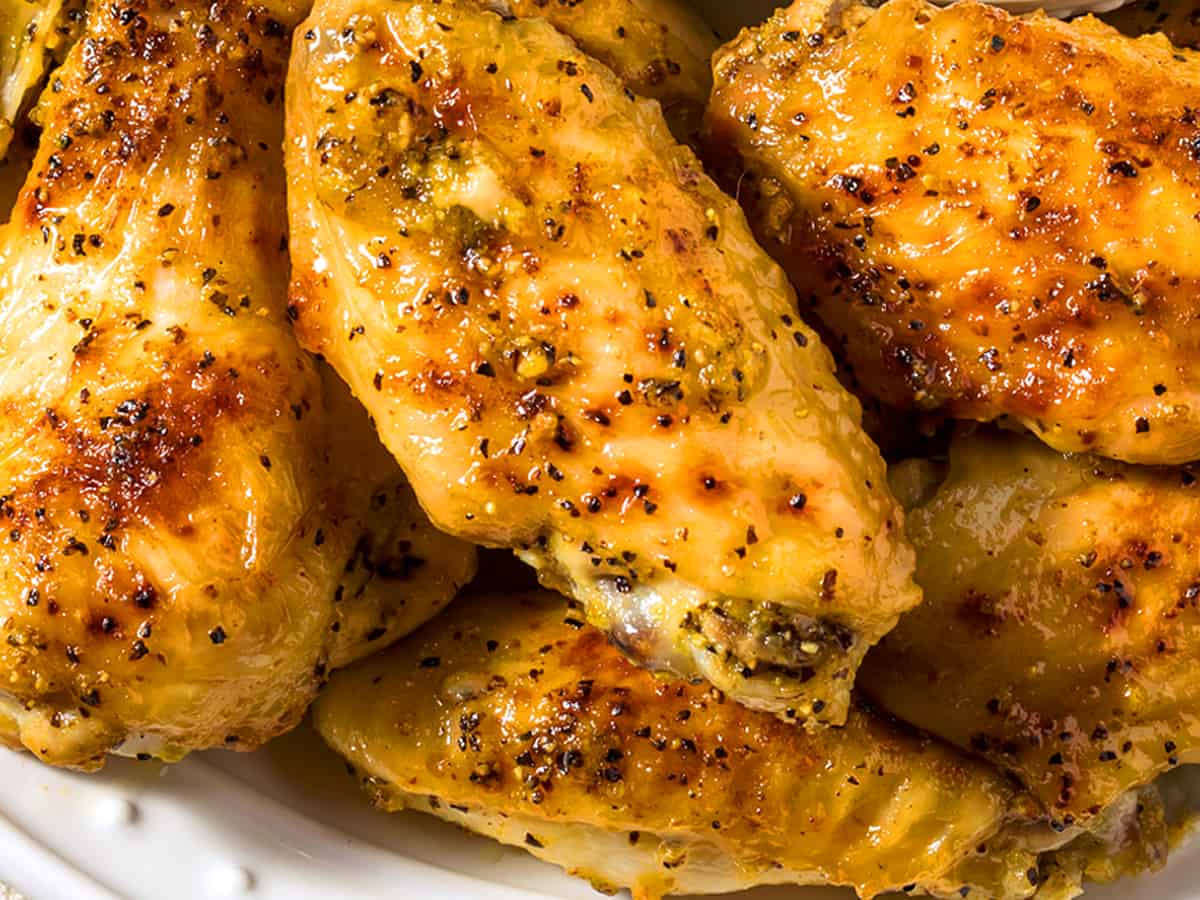 lemon pepper chicken wings recipe oven baked not fried no oil best easy from scratch 