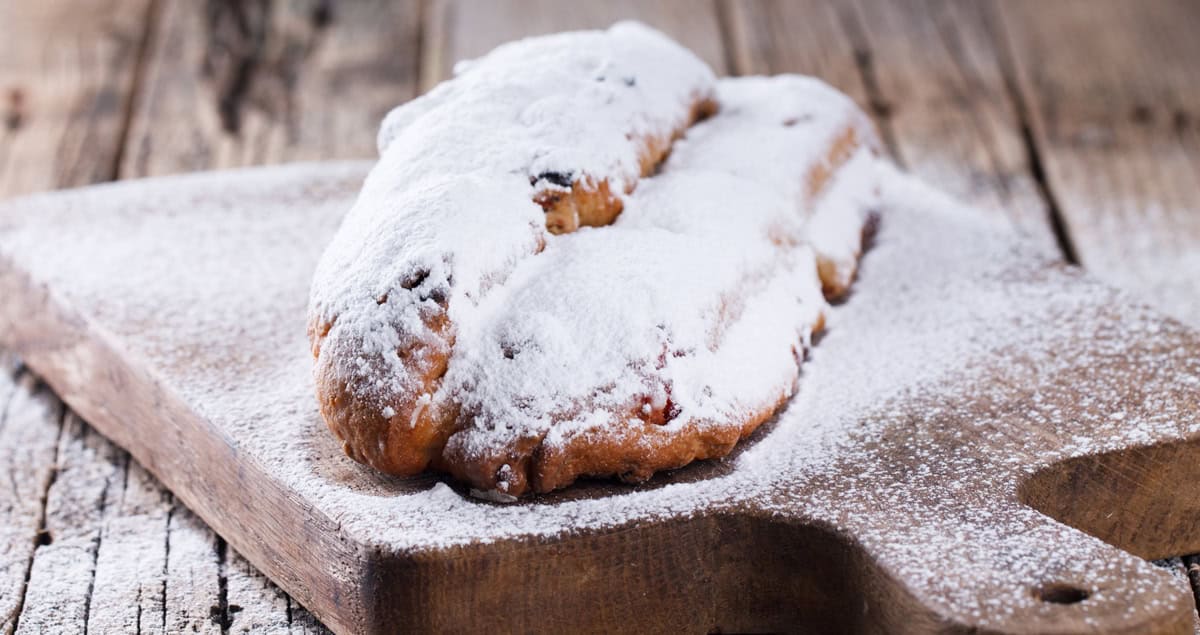 stollen recipe german christmas bread cake Christstollen traditional authentic 