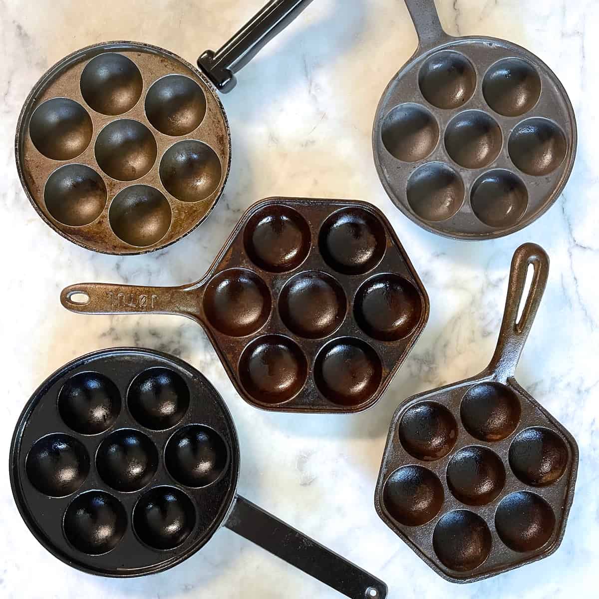 How to Make Lemon AEbleskivers prepared in a Lodge Cast Iron Pan 
