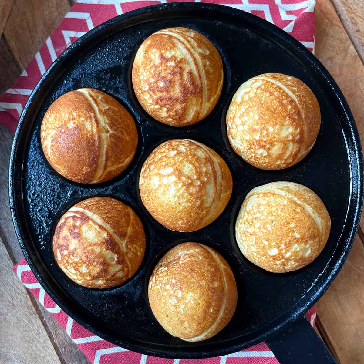 Aebleskiver (Danish Pancake Balls) - The Daring Gourmet