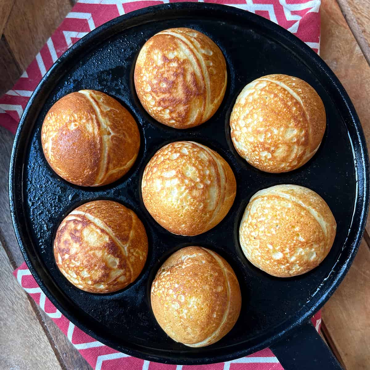 Danish Cast Iron Aebleskiver Pan