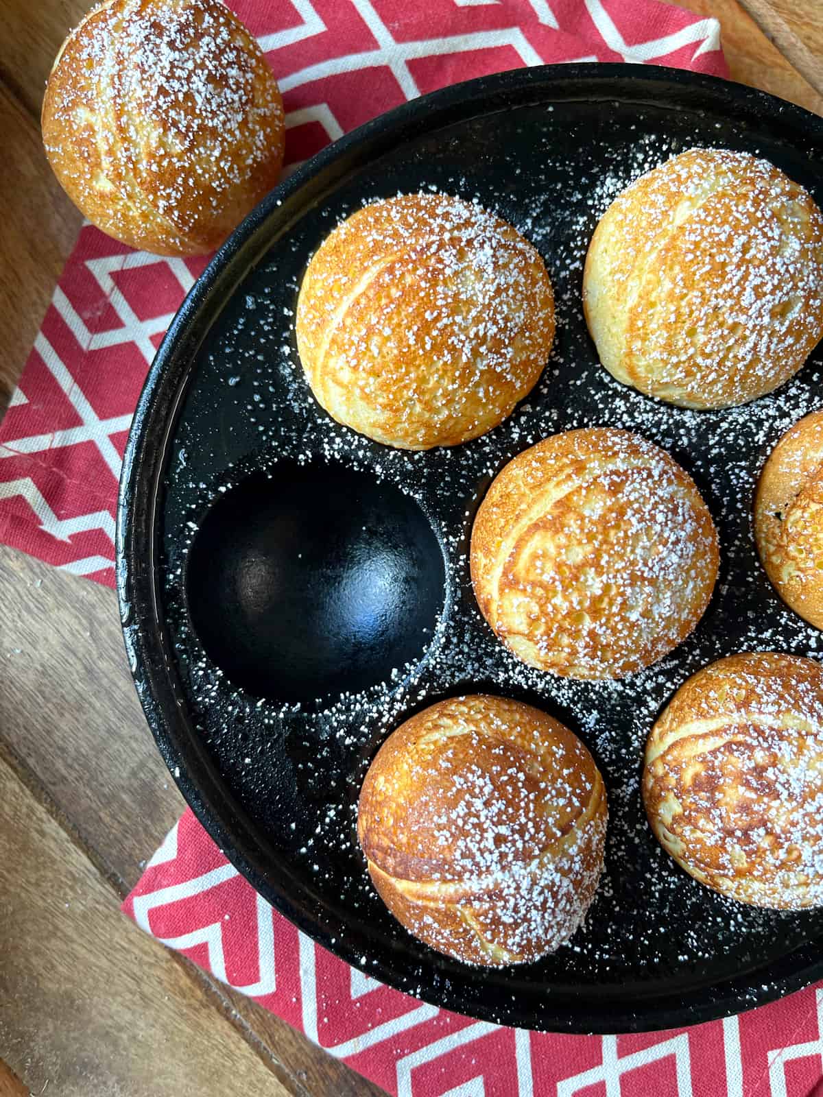 Aebleskiver (Danish Pancake Balls) - The Daring Gourmet