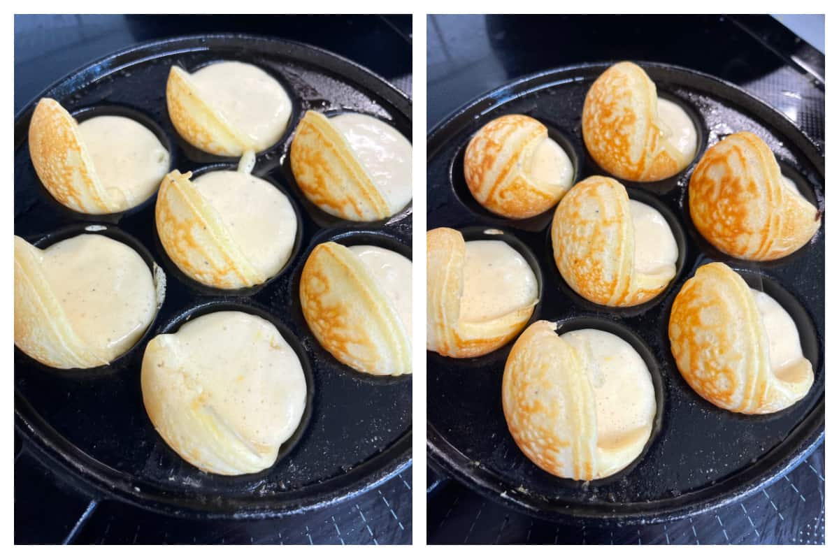 Aebleskiver (Danish Pancake Balls) - The Daring Gourmet