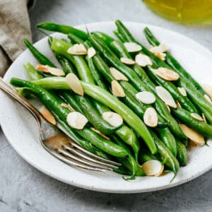 green beans almondine recipe traditional french haricots verts amandine authentic lemon butter