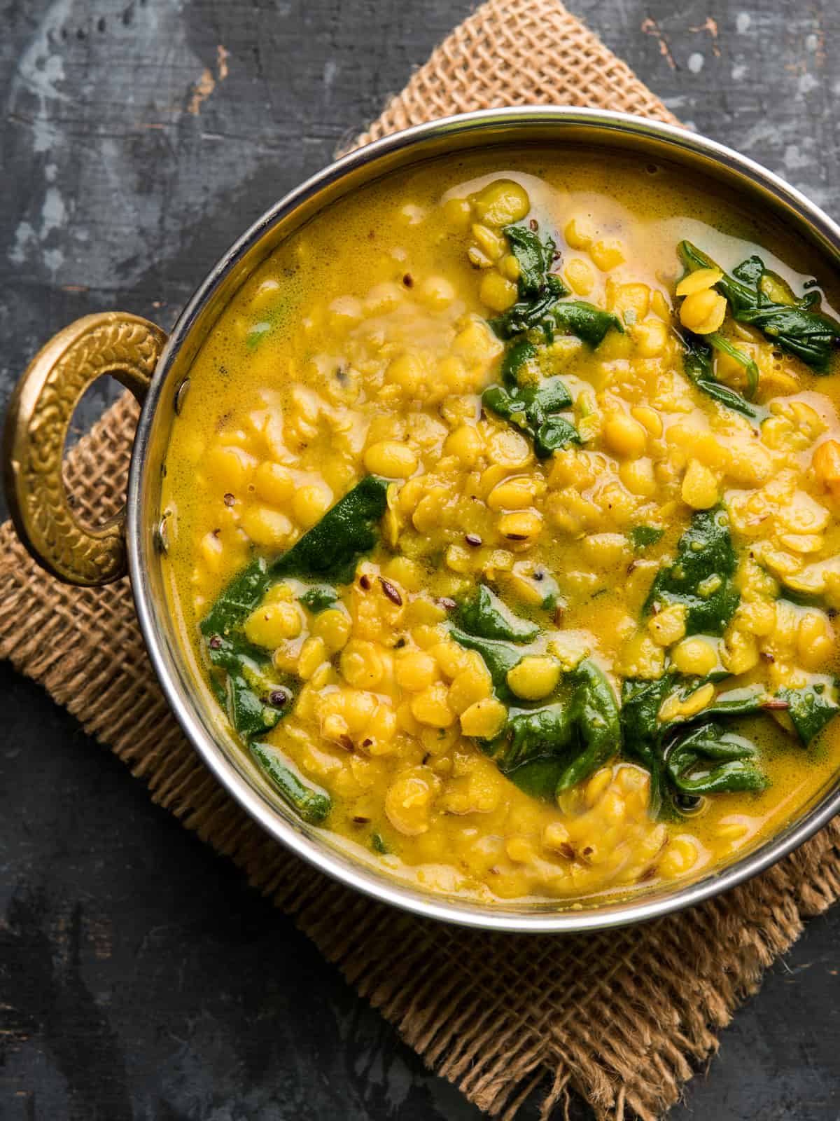 dal palak recipe indian lentil and spinach curry authentic traditional