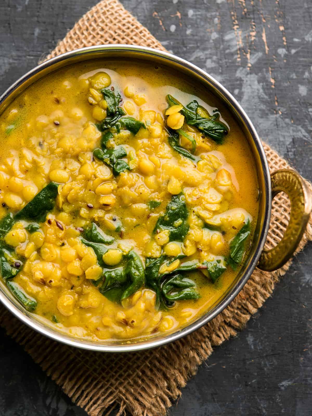 dal palak recipe indian lentil and spinach curry authentic traditional
