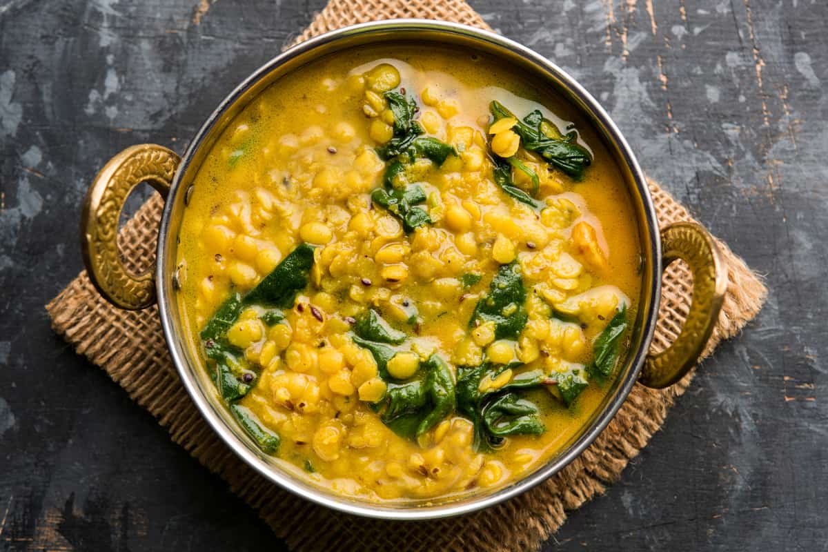 dal palak recipe indian lentil and spinach curry authentic traditional