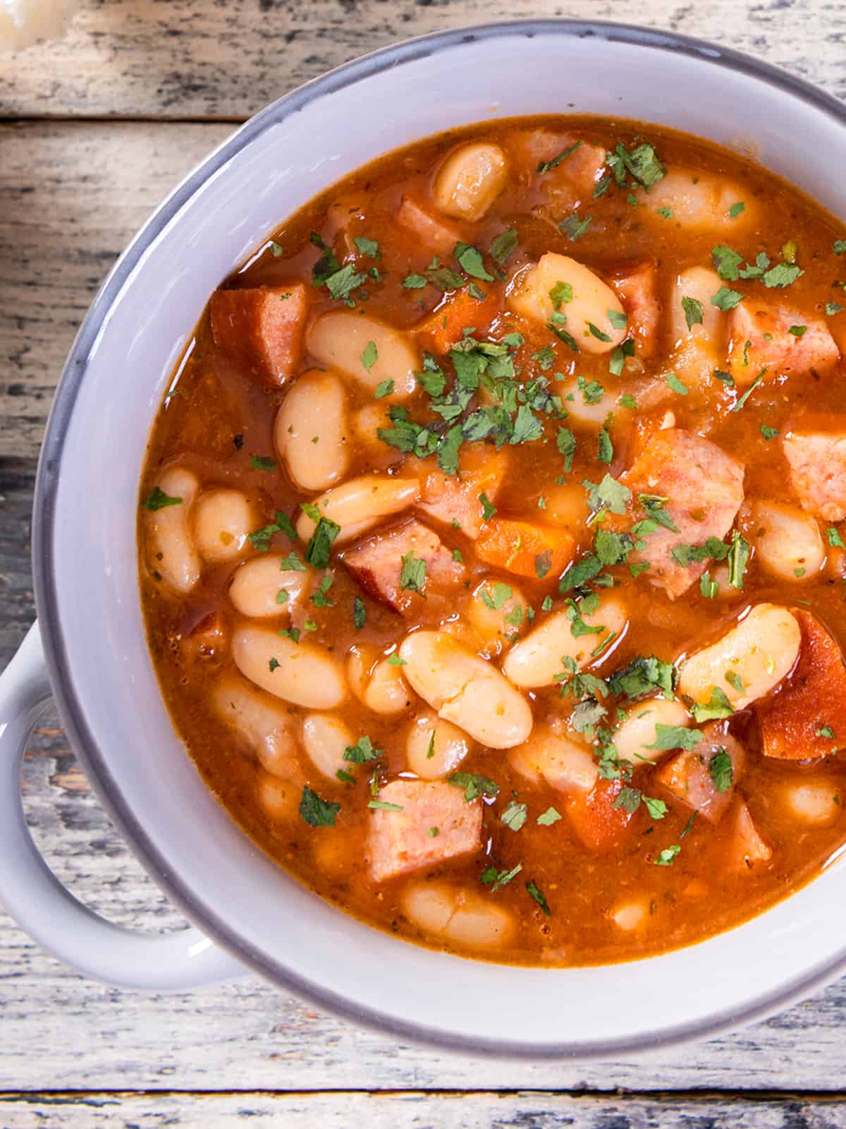 kielbasa and cannellini bean soup sausage white bean italian simple easy