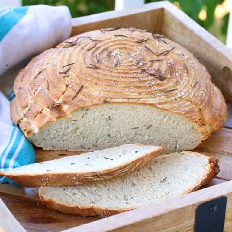 rosemary sourdough bread recipe homemade rustic