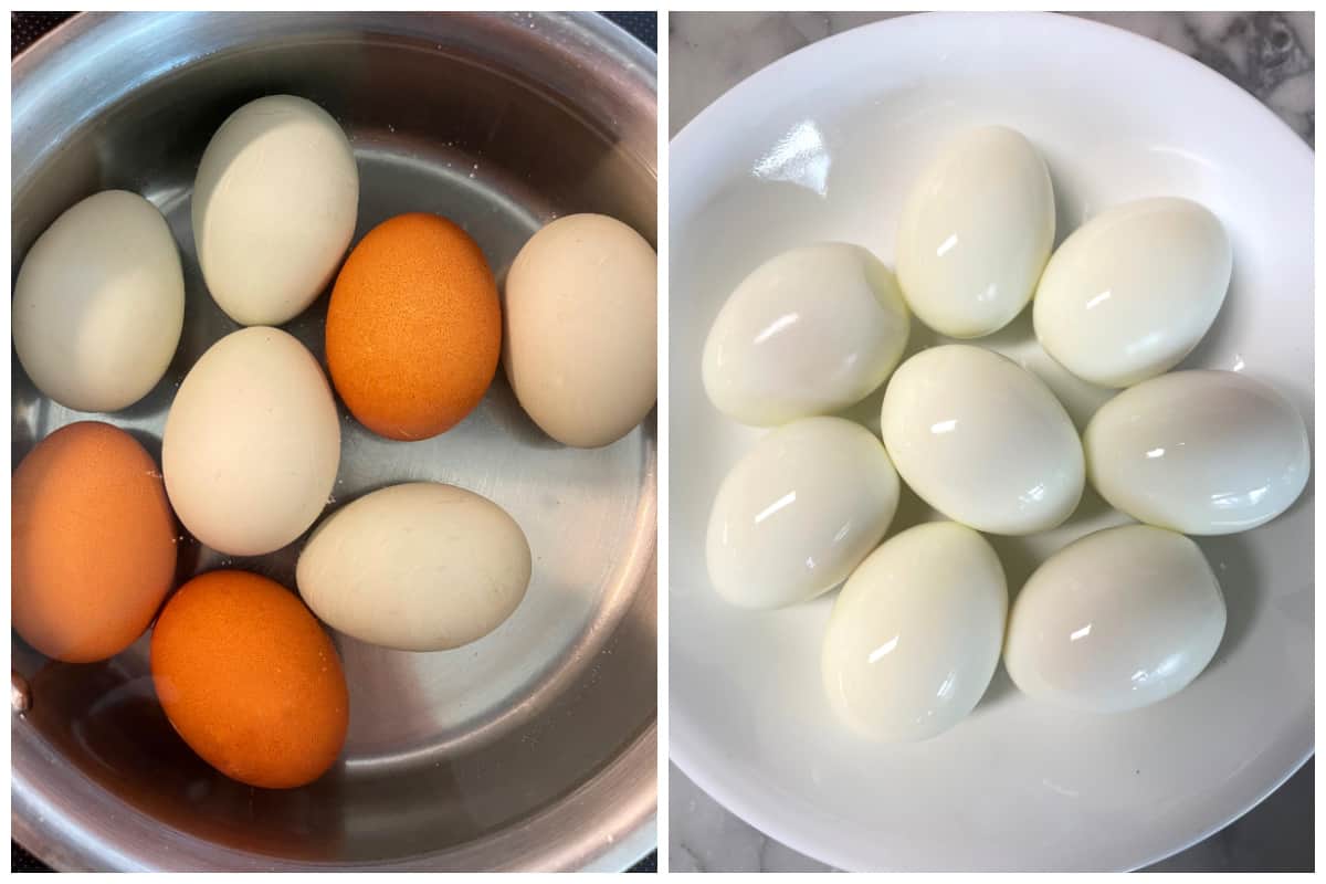 boiling eggs