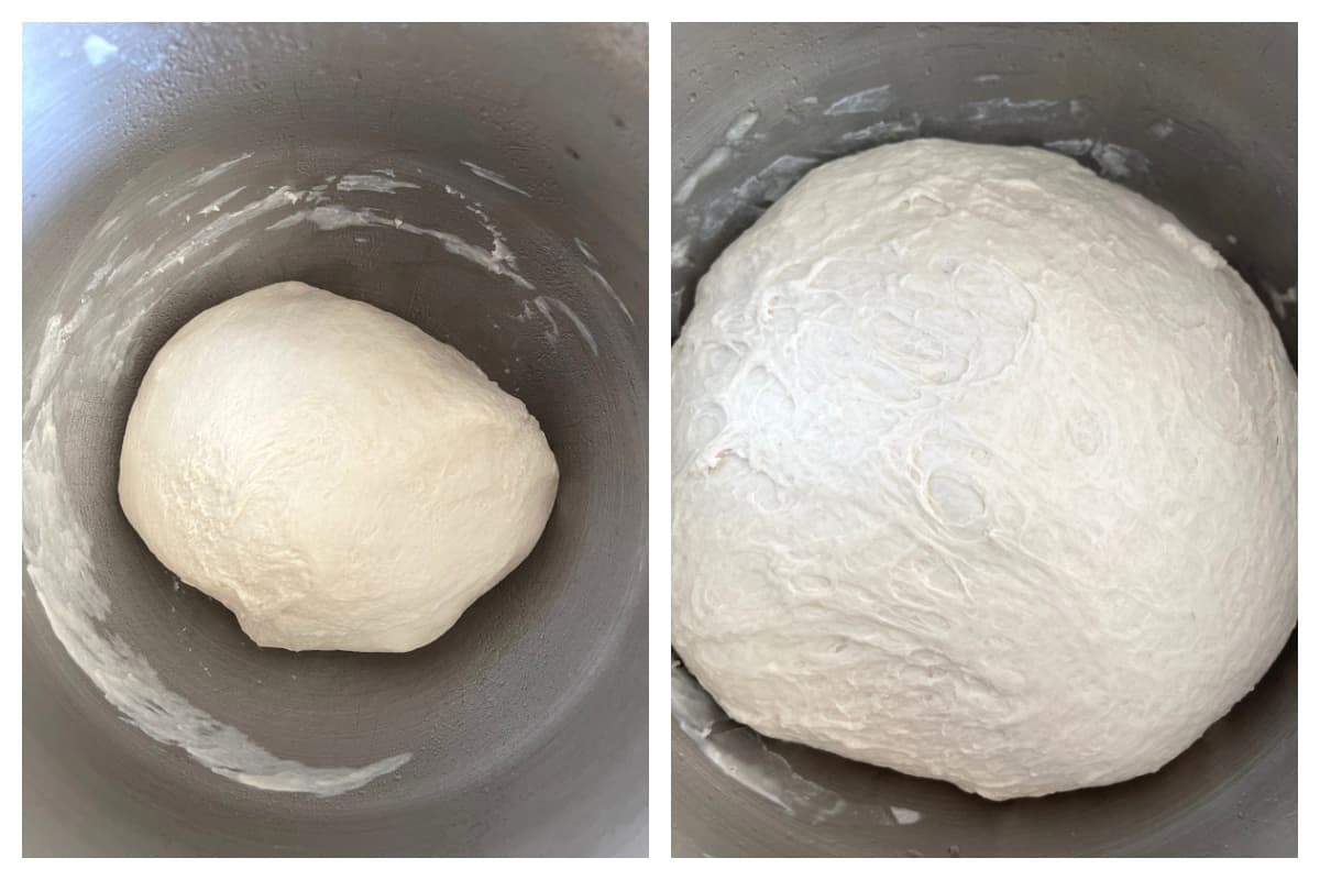 letting dough rise