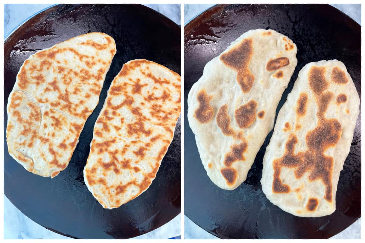 sourdough naan recipe best easy Indian flatbread long ferment authentic traditional