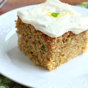 lemon lime zucchini cake recipe cream cheese frosting spelt whole wheat whole grain