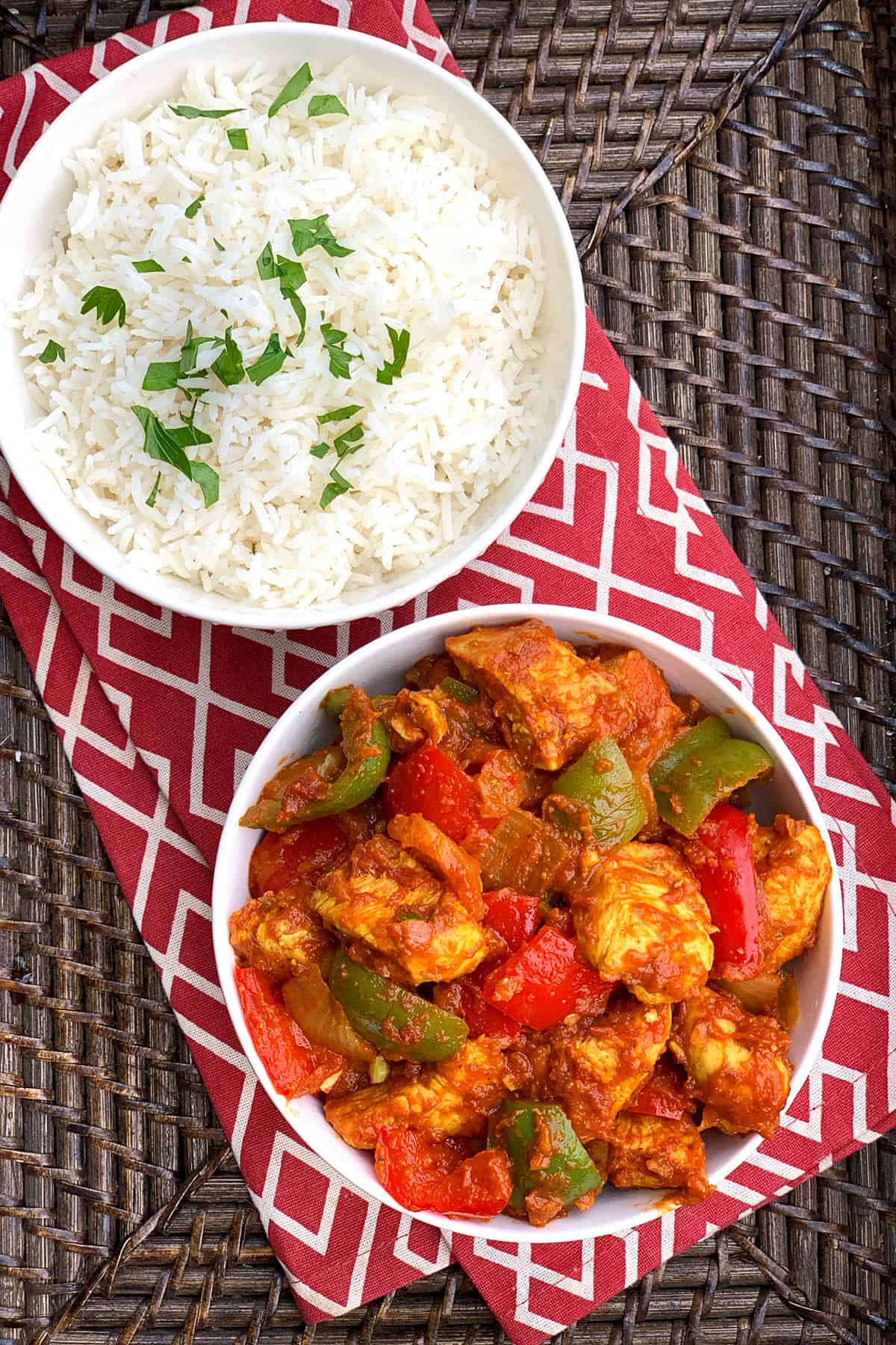 chicken jalfrezi recipe karahi kadai indian peppers tomato traditional authentic