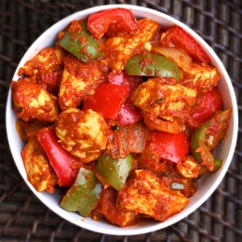 chicken jalfrezi recipe indian peppers tomato traditional authentic