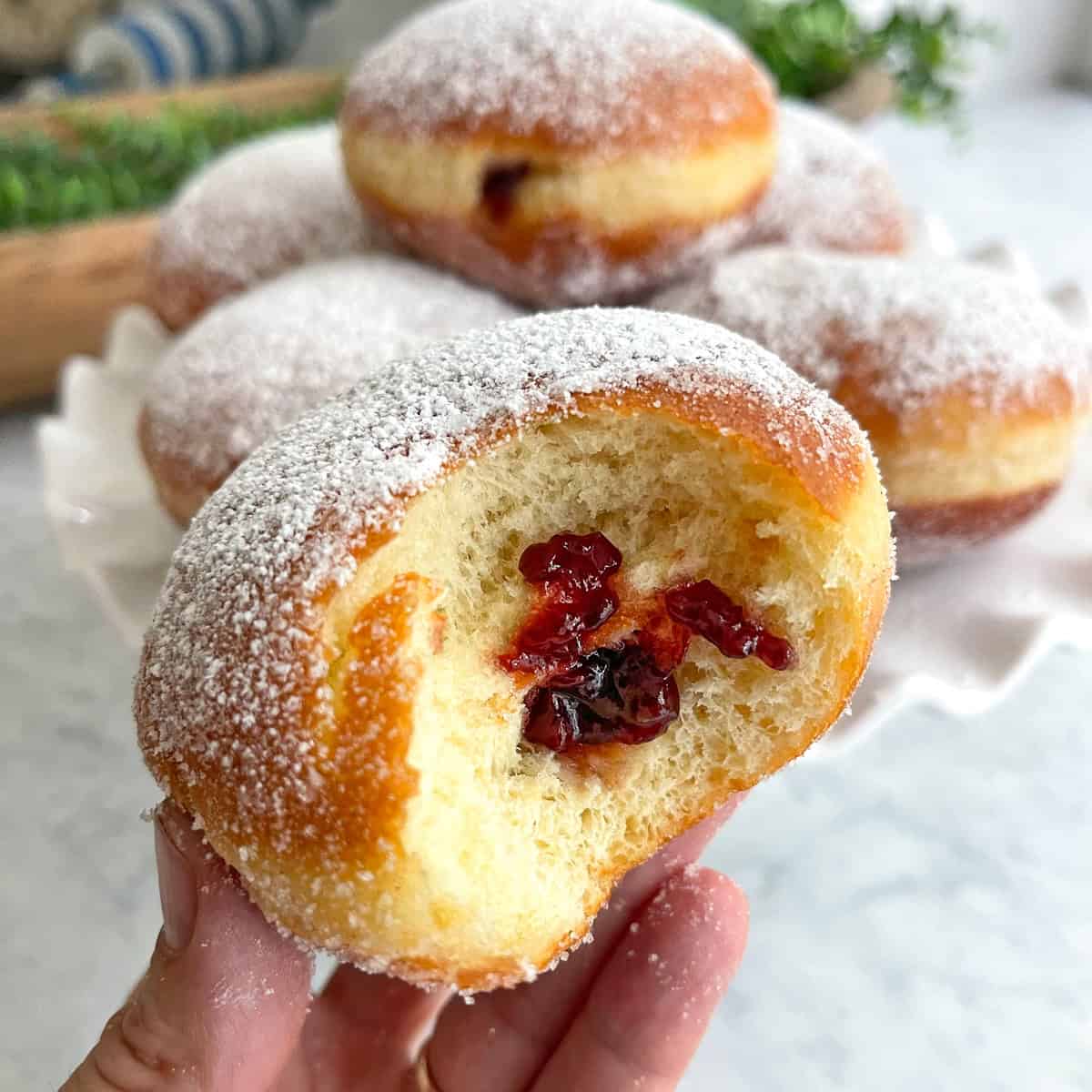 berliner recipe authentic german donuts doughnuts pfannkuchen berlin raspberry jelly jam apricot