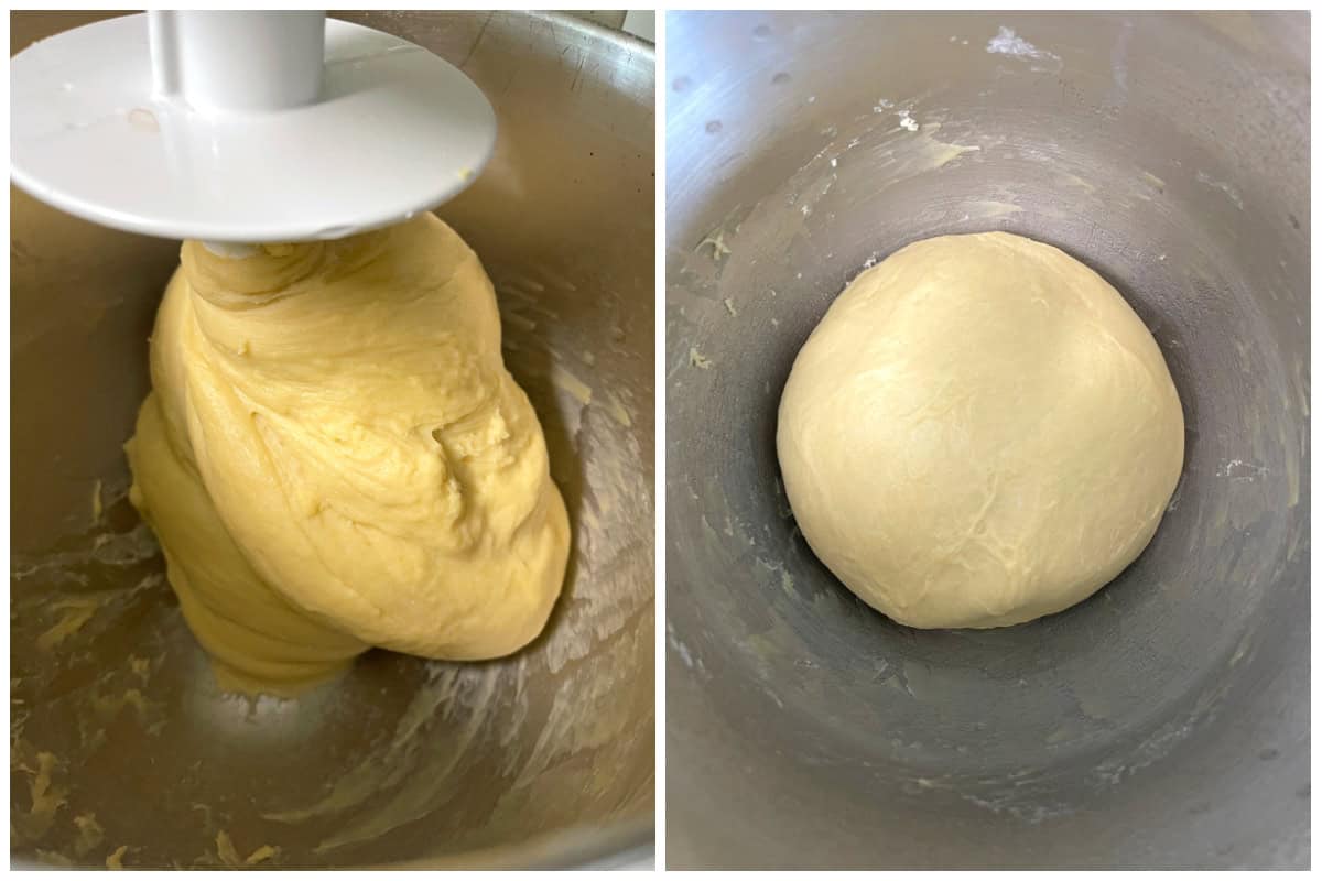 kneading the dough