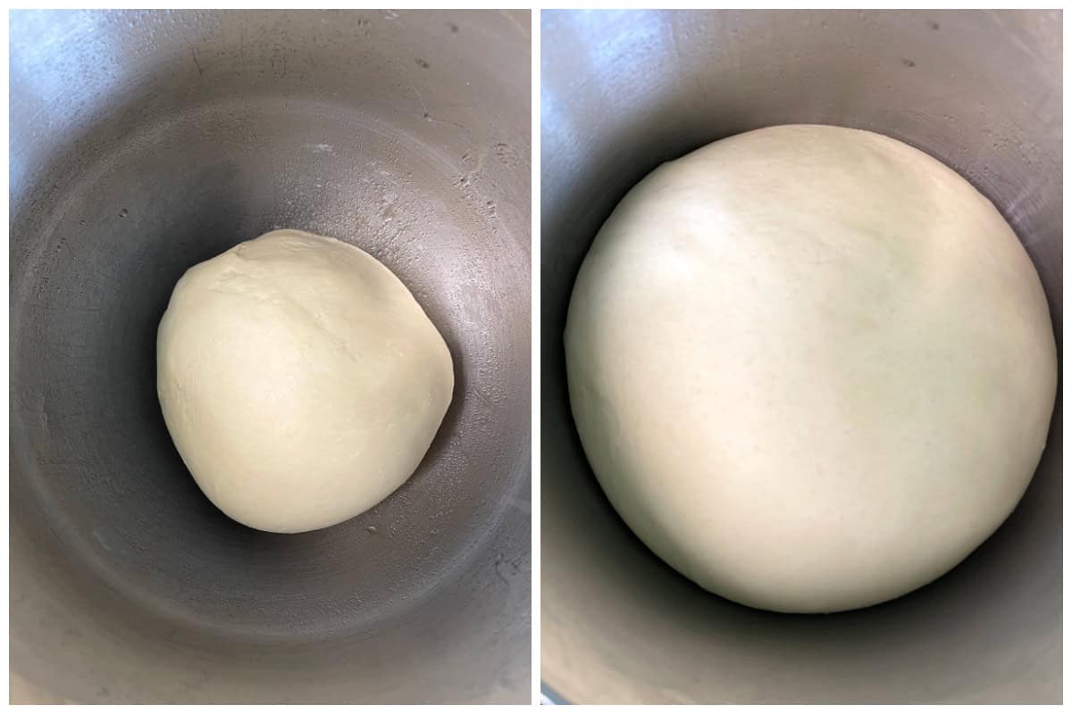 letting dough rise in bowl