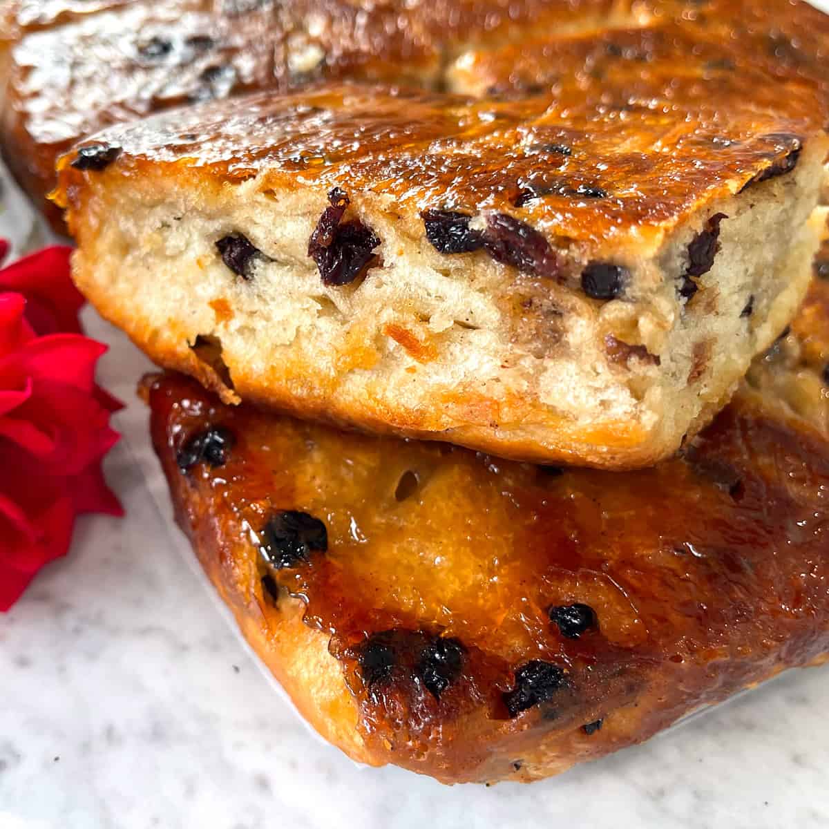 lardy cake recipe wiltshire authentic traditional english british pastry lard cakes dried currants