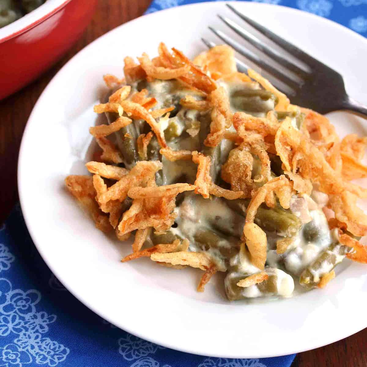 easy green bean casserole recipe from scratch without canned soup best