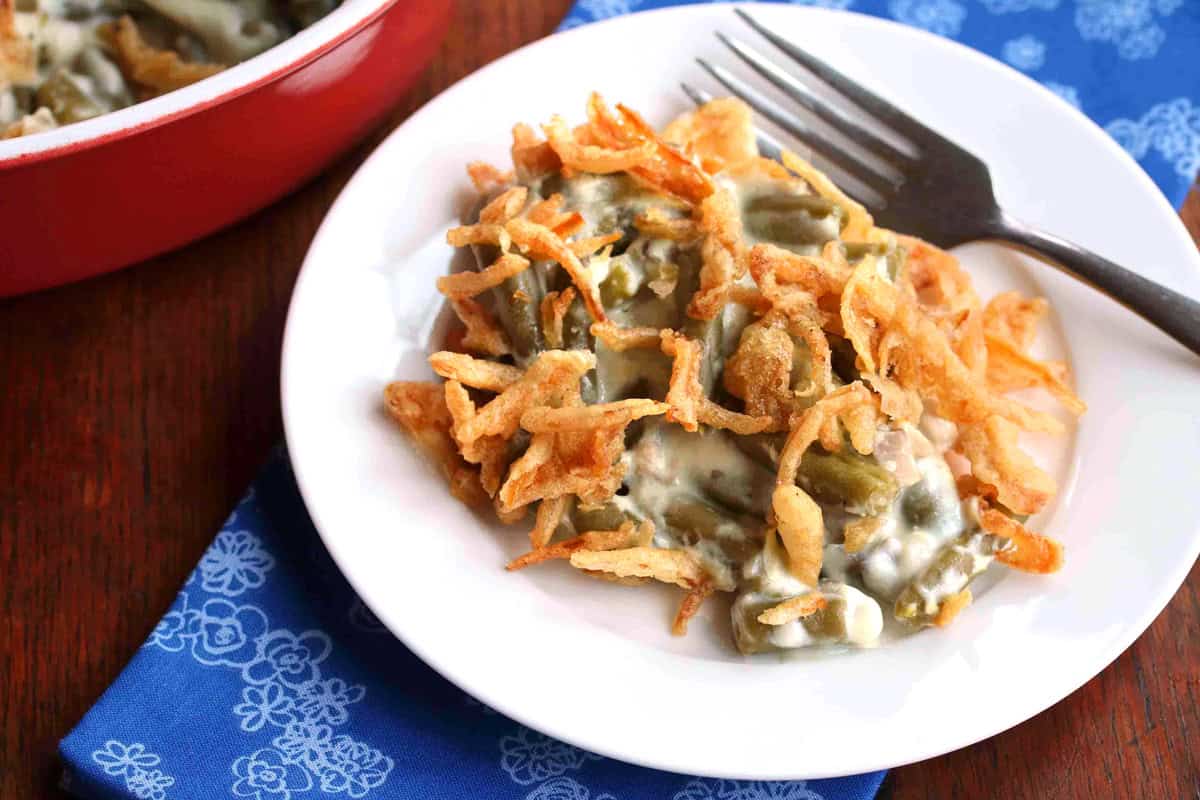 easy green bean casserole recipe from scratch without canned soup best