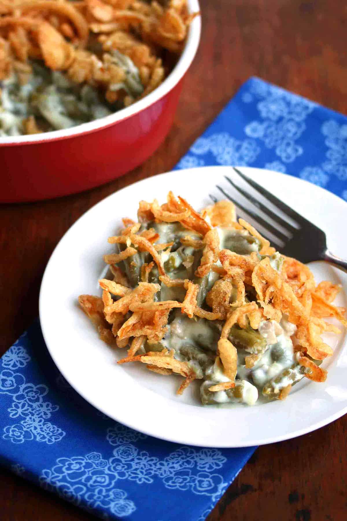 easy green bean casserole recipe from scratch without canned soup best