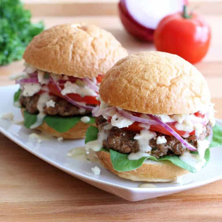 greek burger recipe beef lamb chicken turkey pork pine nuts sun dried tomatoes tzatziki sauce feta cheese best homemade