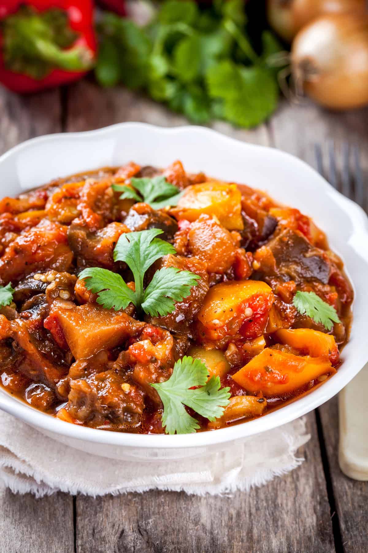 ratatouille recipe traditional authentic french provencal nicoise nice stew eggplant zucchini squash courgette bell peppers tomatoes onion garlic rustic appetizer