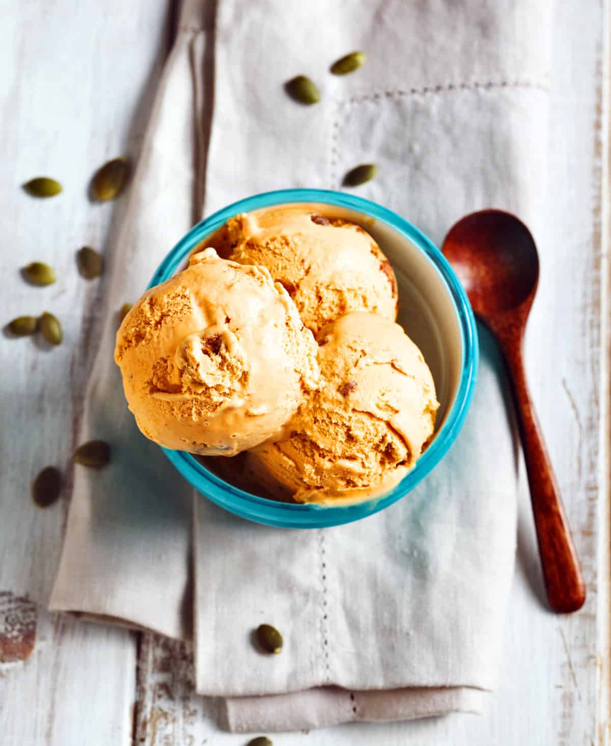 pumpkin ice cream recipe pie graham crackers maple chocolate pecan walnuts