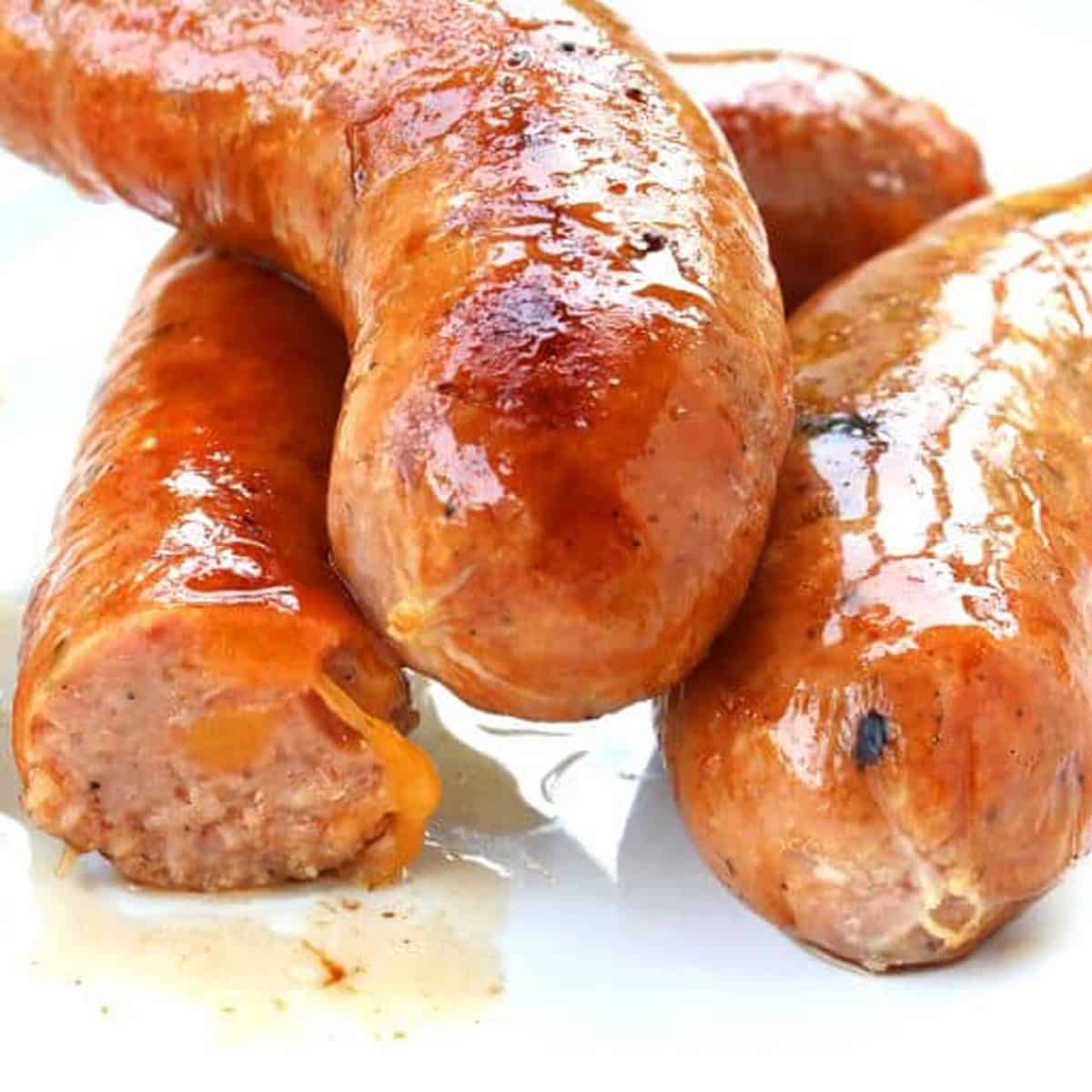 Homemade Smoked Cheddar Sausages - The Daring Gourmet