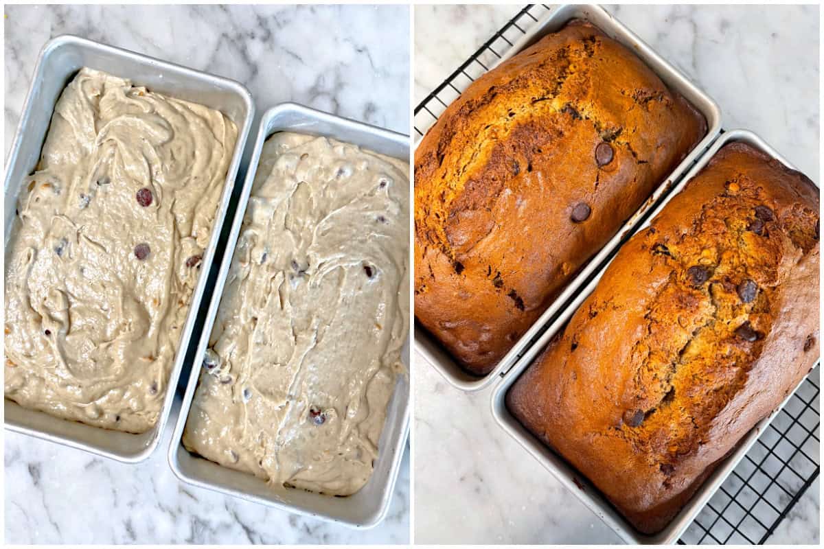 sourdough banana bread recipe best long ferment discard chocolate chip butterscotch peanut butter