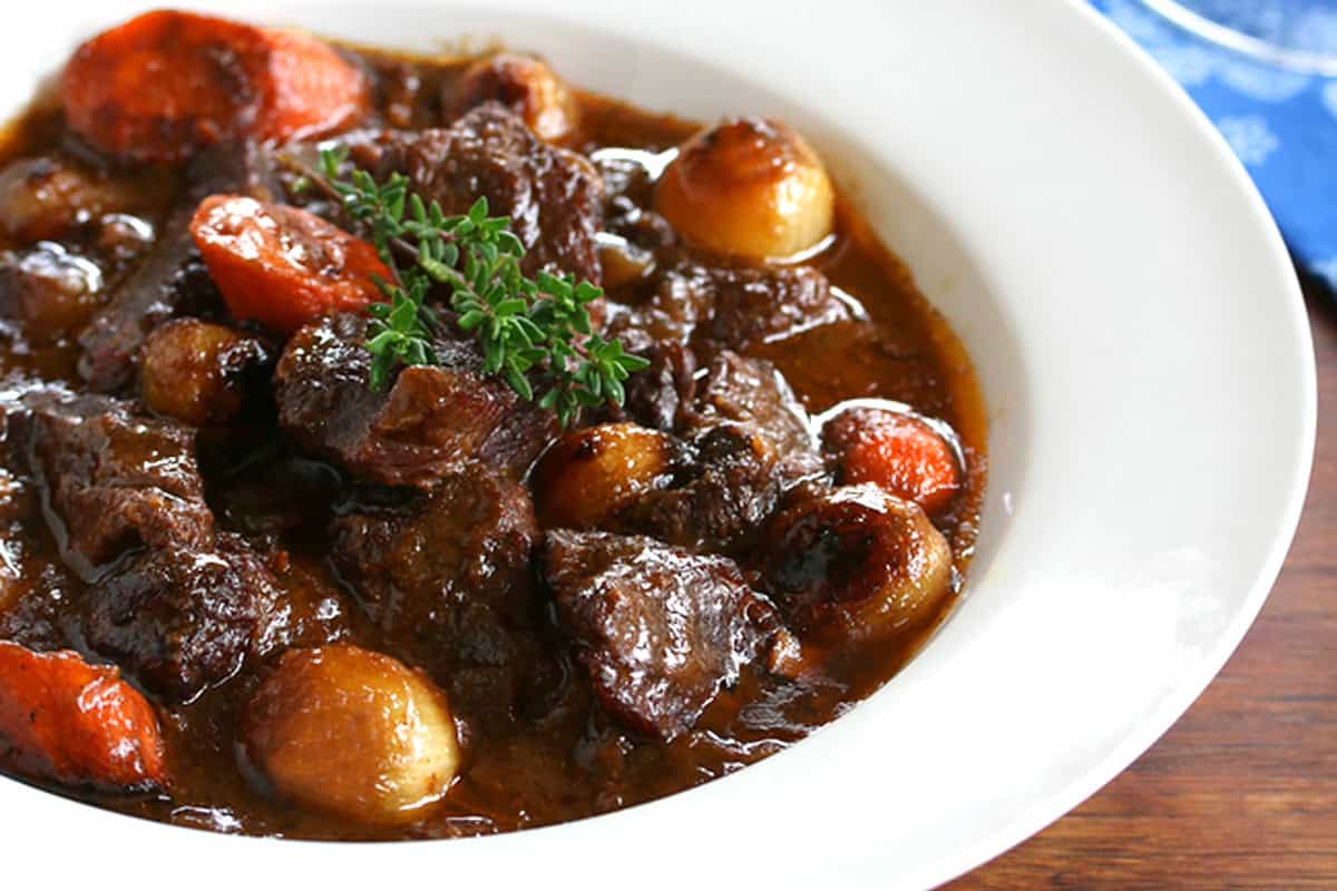 beef bourguignon recipe best ultimate Julia Child French gourmet traditional authentic