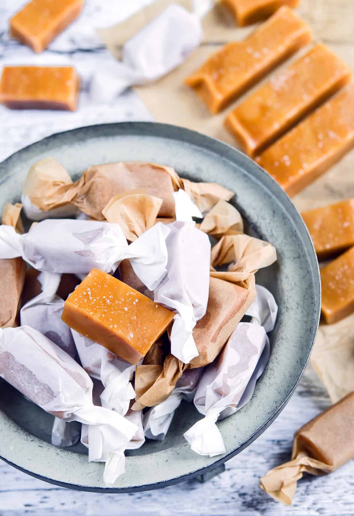 homemade caramels recipe how to make caramel candies without corn syrup karo heavy cream brown sugar easy buttery chewy