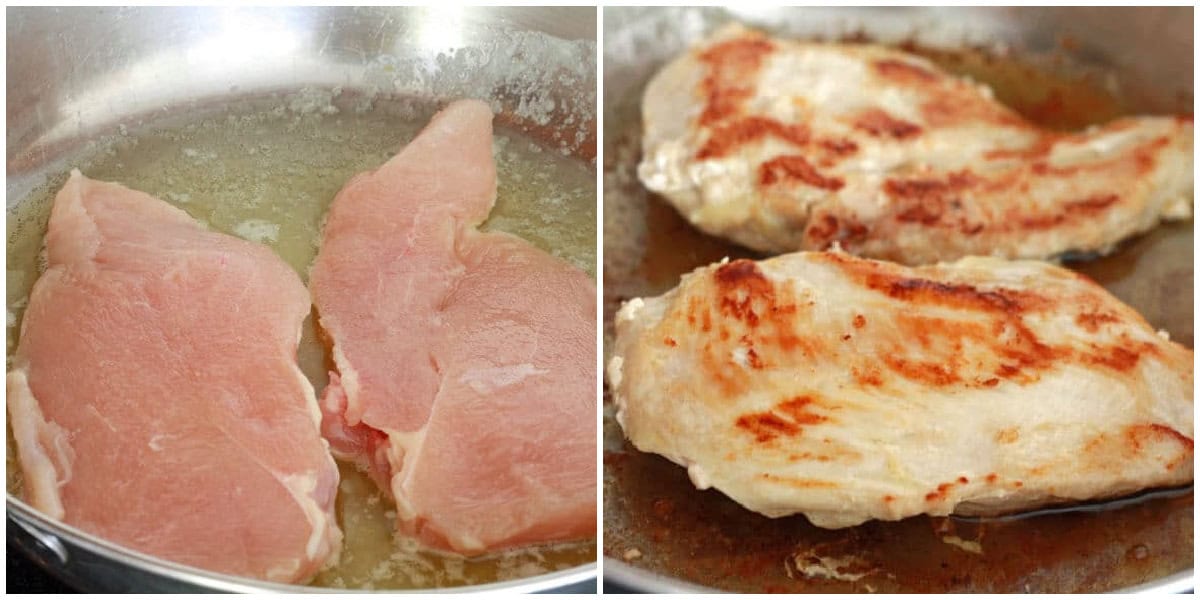 frying chicken breast