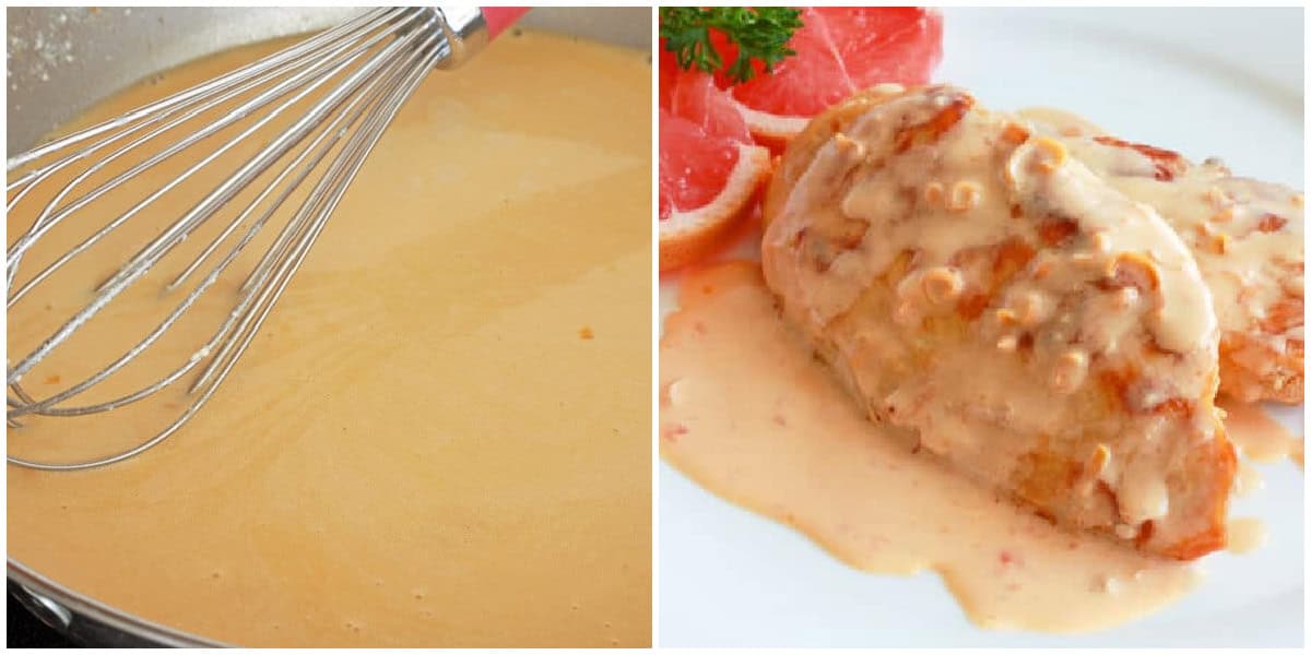 chicken with grapefruit cream sauce recipe pink citrus easy