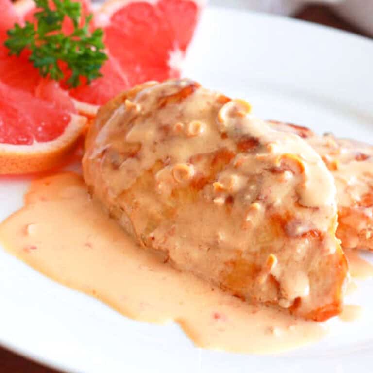 chicken with grapefruit cream sauce recipe pink citrus easy