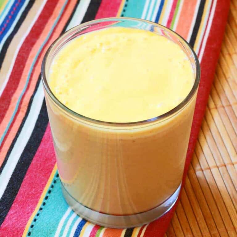 coconut mango banana smoothie recipe yogurt honey agave syrup