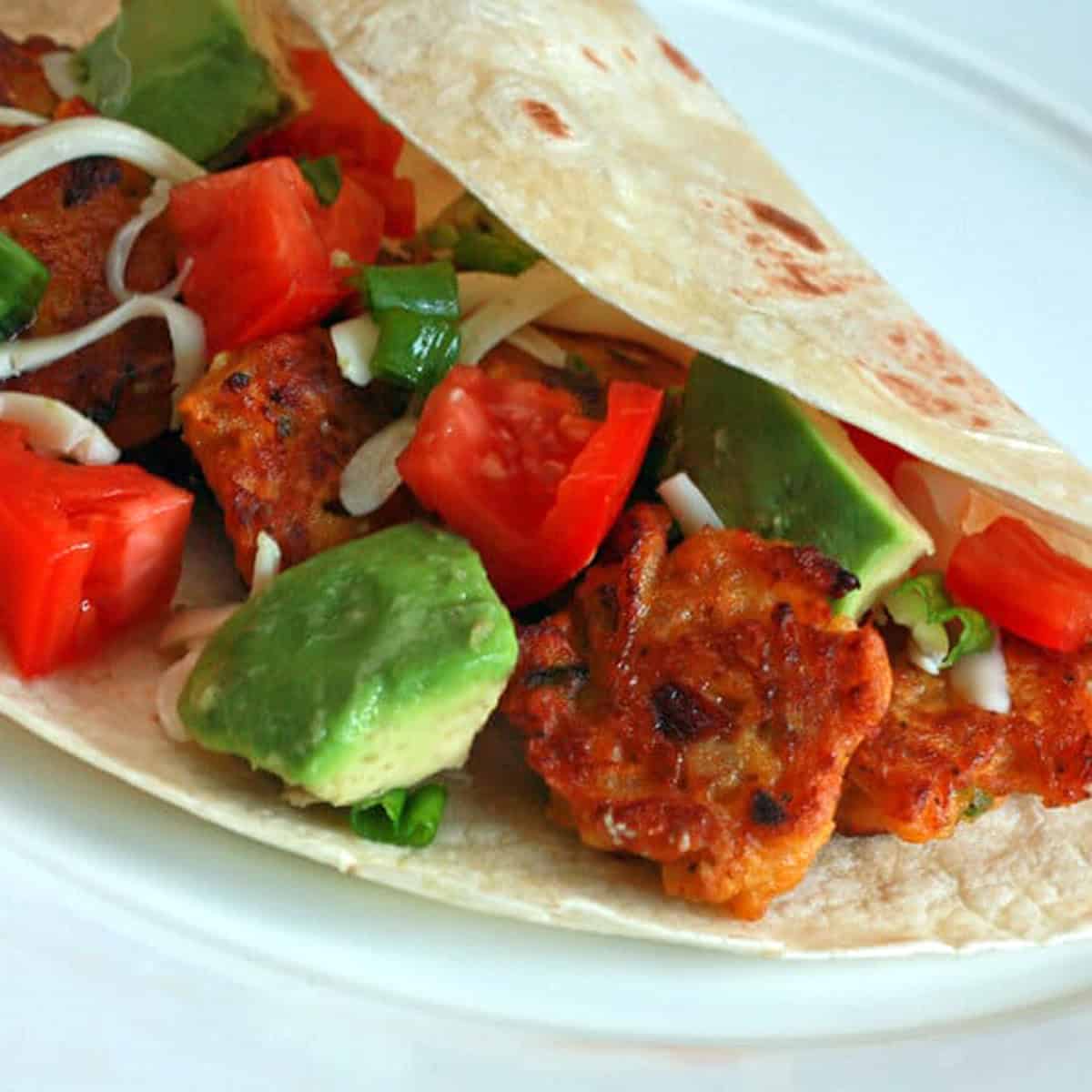 squash tacos recipe fritters chipotle vegetarian